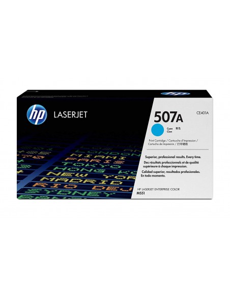 Original HP 507A Cyan Toner Cartridge * CE401A