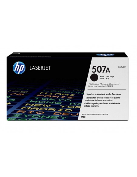 Original HP 507A Black Toner Cartridge 5.5k * CE400A