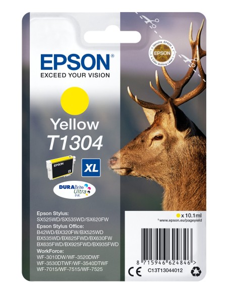 Epson Stag Singlepack Yellow T1304 DURABrite Ultra Ink