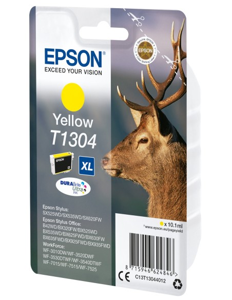 Epson Stag Singlepack Yellow T1304 DURABrite Ultra Ink