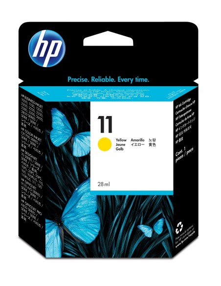 HP 11 ink cartridge 1 pc(s) Original Standard Yield Yellow