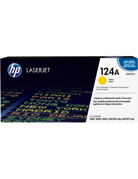 HP 124A Yellow Original LaserJet Toner Cartridge