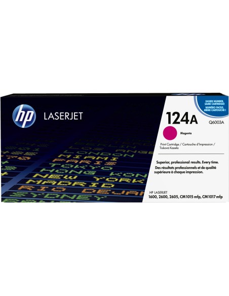HP 124A Magenta Original LaserJet Toner Cartridge