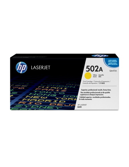 HP 502A Yellow Original LaserJet Toner Cartridge