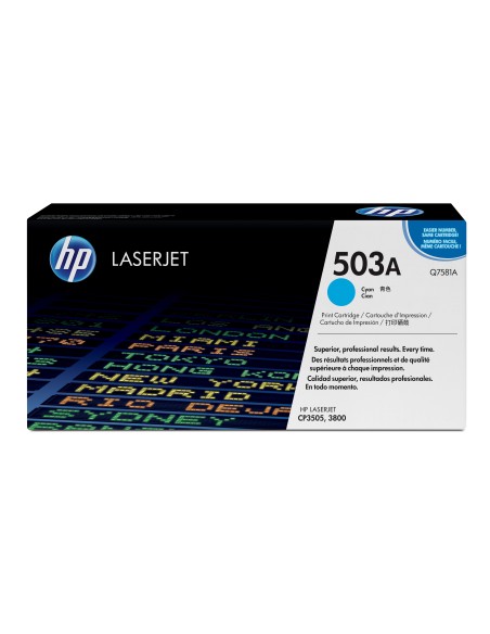 HP 503A Cyan Original LaserJet Toner Cartridge