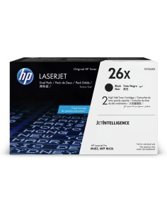 HP 26X 2-pack High Yield Black Original LaserJet Toner Cartridges